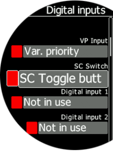 Digital inputs