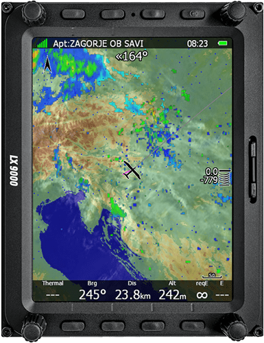 LX NAV 9000 Météo