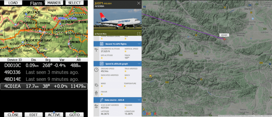 LX NAV 9000 trafic en direct