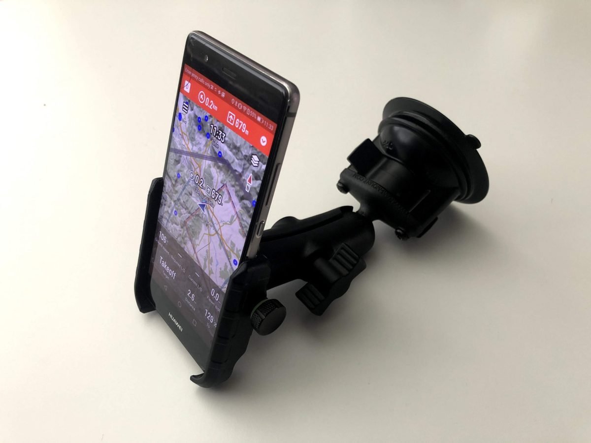 support combiné à ventouse